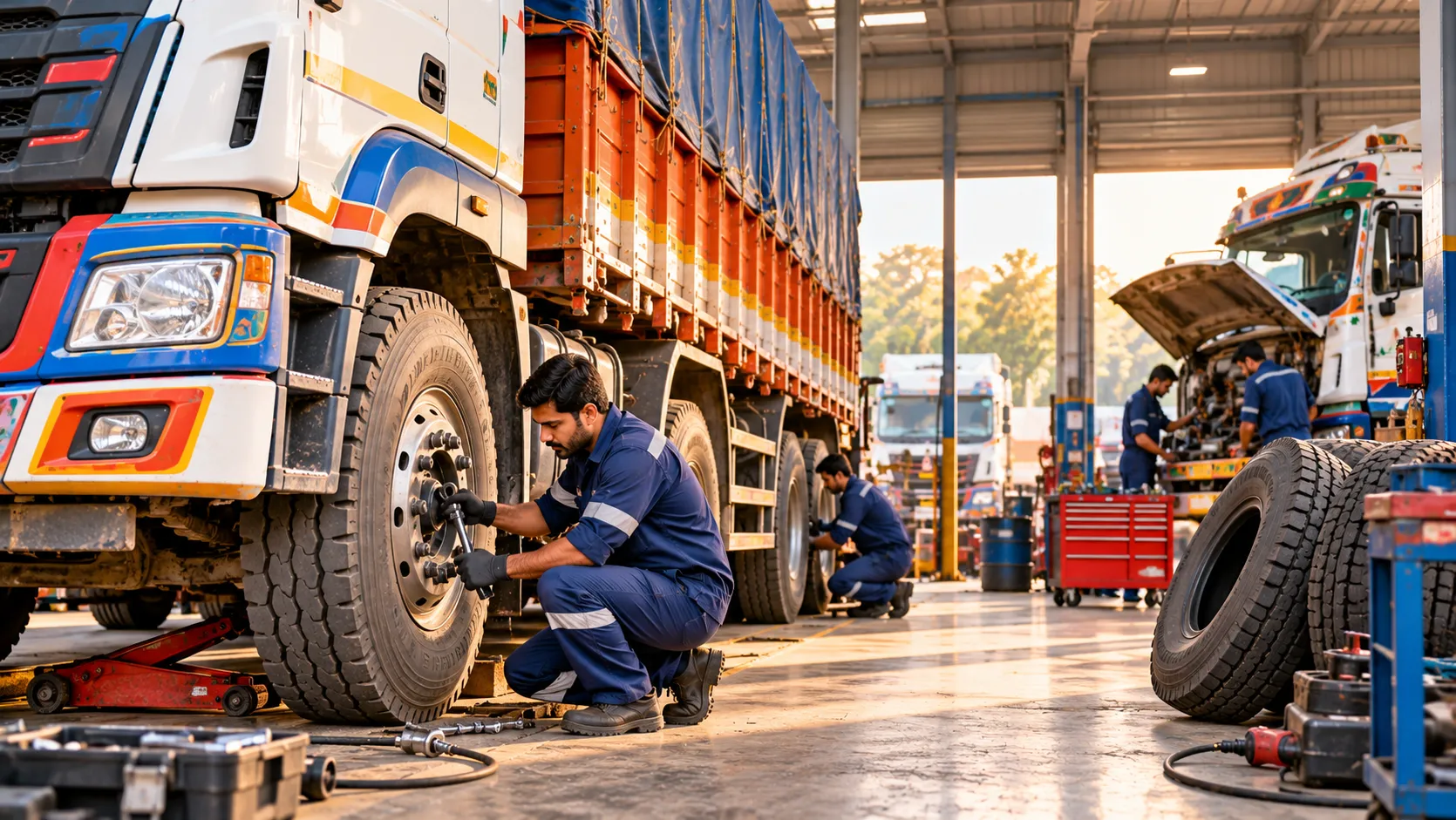 Vehicle repair and tyres